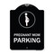 Signmission Pregnant Mom Parking With Graphic Heavy-Gauge Aluminum Architectural Sign, 24" x 18", BW-1824-23274 A-DES-BW-1824-23274 - alternate 1